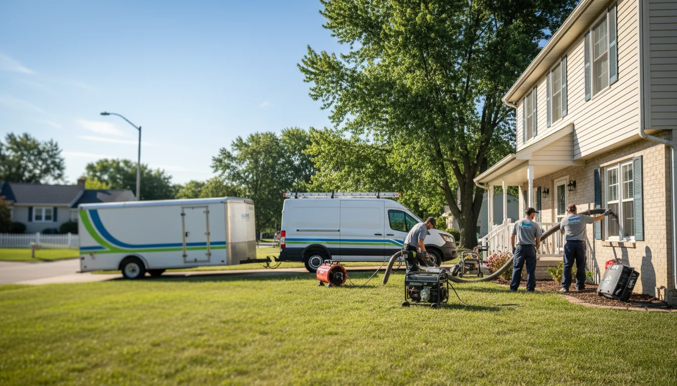 Flooded Basement Restoration And Cleanup With Repair in Suttons Bay, MI near me
